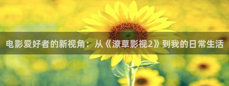 丝瓜草莓视频下载：电影爱好者的新视角：从《潦草影视2》到我的日常生活